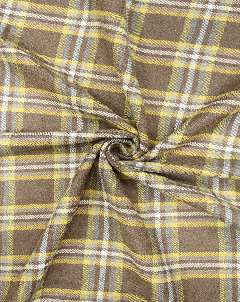 CHECKS WOOLEN TWEED FABRIC