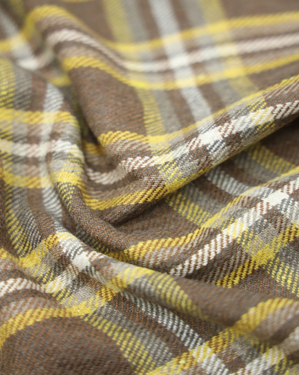 CHECKS WOOLEN TWEED FABRIC