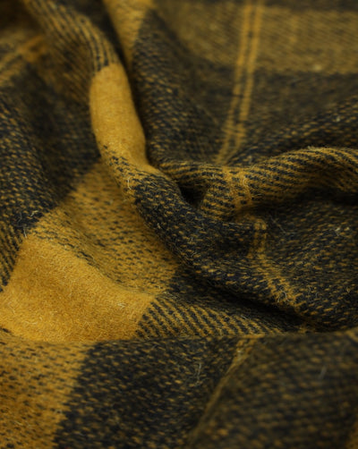 CHECKS WOOLEN TWEED FABRIC