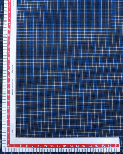 MULTICOLOR CHECKS DESIGN ACRYLIC FABRIC