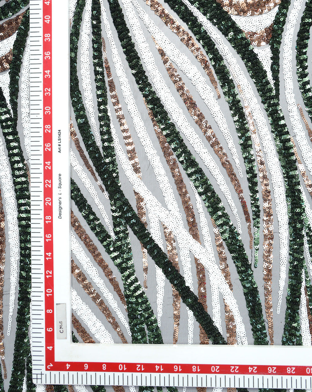 POLYESTER NET SEQUINS FABRIC