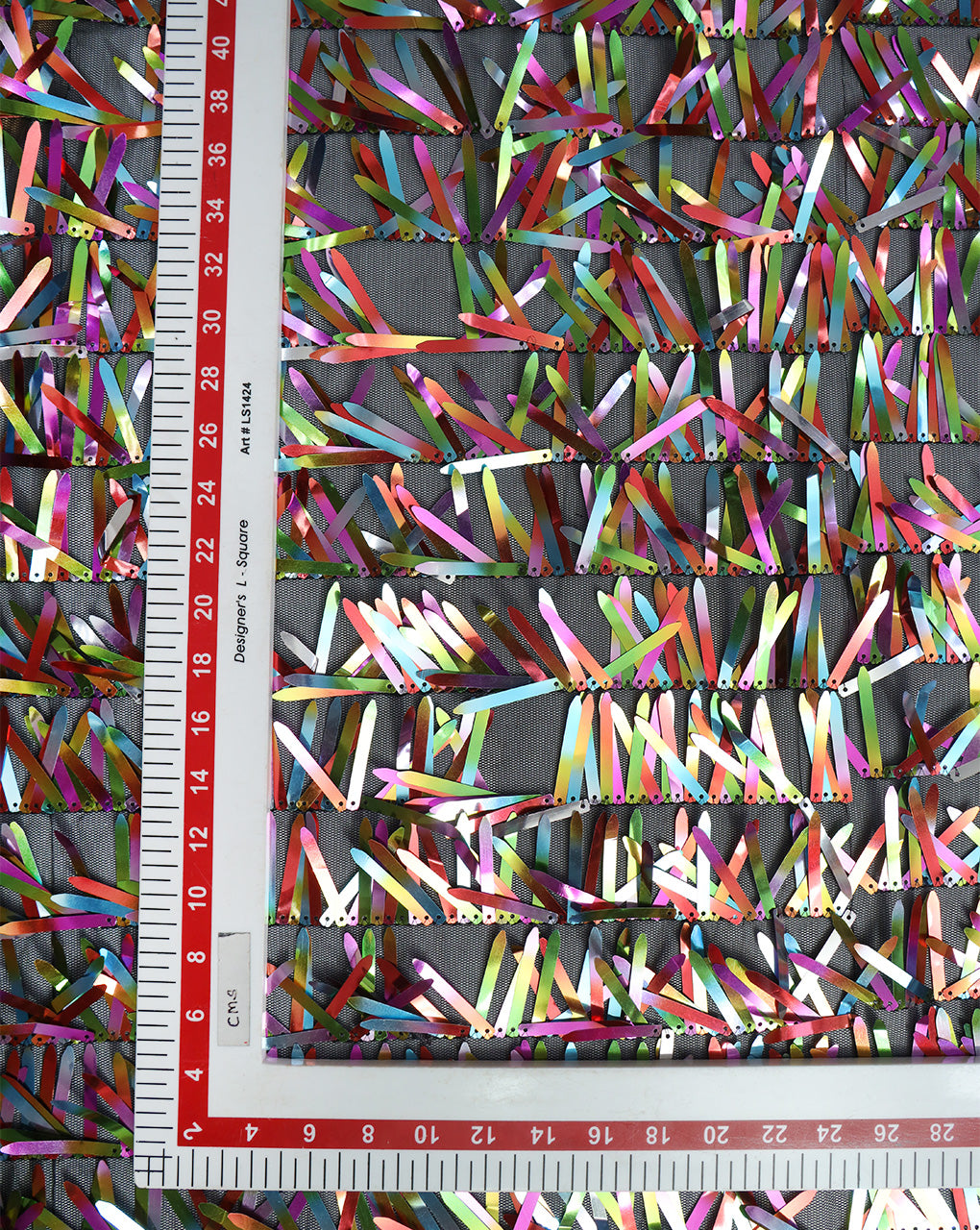 POLYESTER NET SEQUINS FABRIC