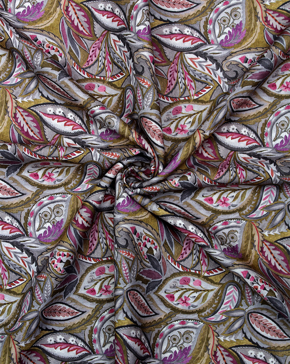 MULTICOLOR PRINTED SPUN FABRIC (WIDTH - 44 INCHES)