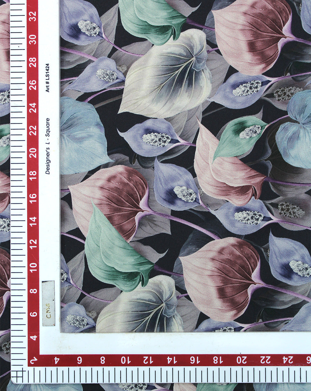 MULTICOLOR PRINTED SPUN FABRIC (WIDTH - 44 INCHES)