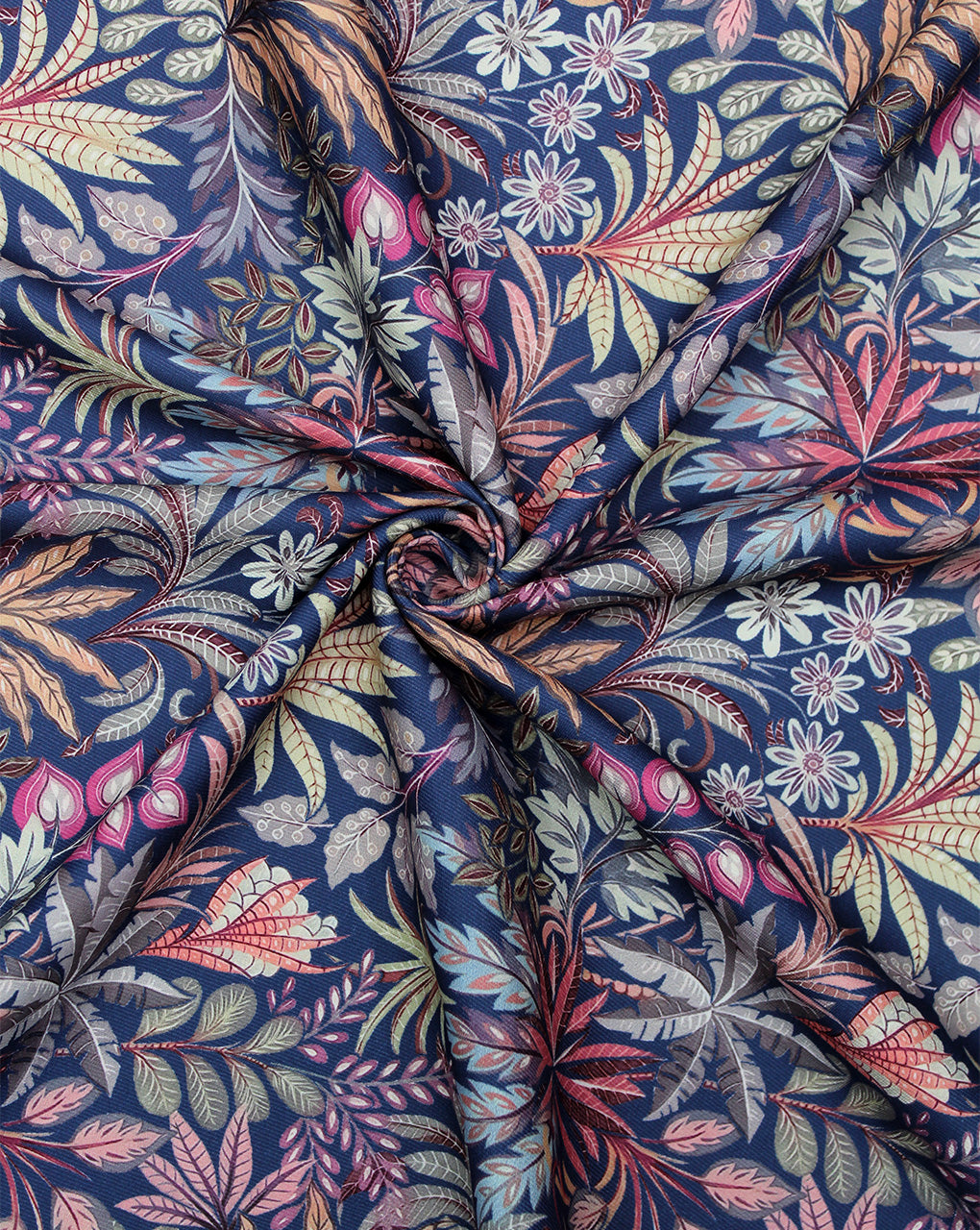 MULTICOLOR PRINTED SPUN FABRIC (WIDTH - 44 INCHES)