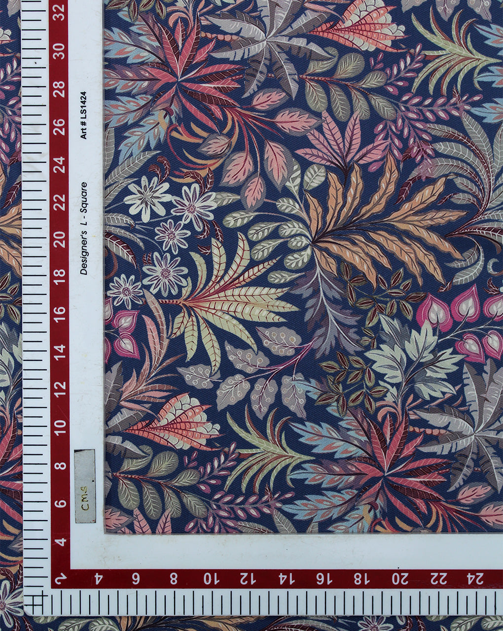 MULTICOLOR PRINTED SPUN FABRIC (WIDTH - 44 INCHES)