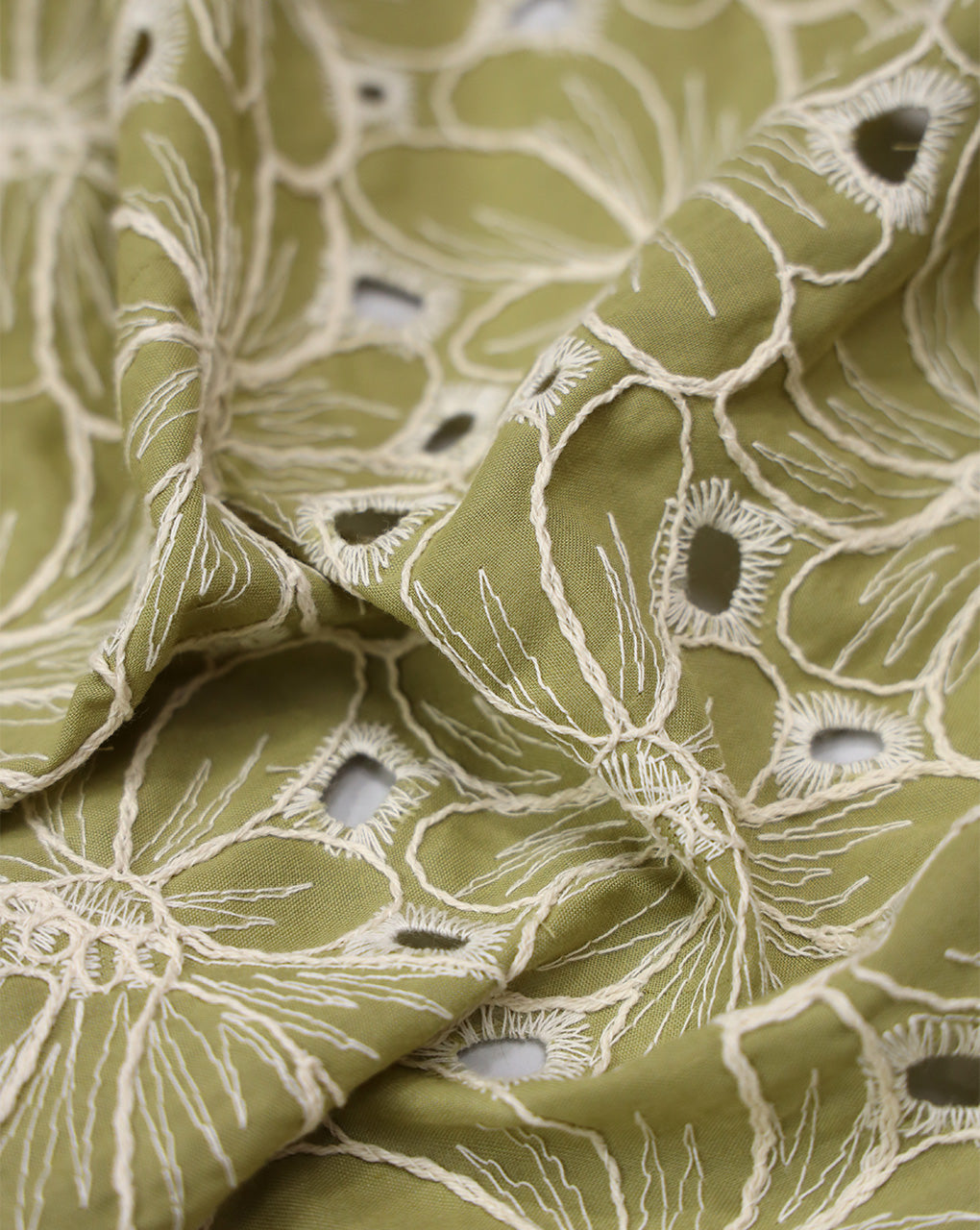 CUT WORK EMBROIDERY FABRIC