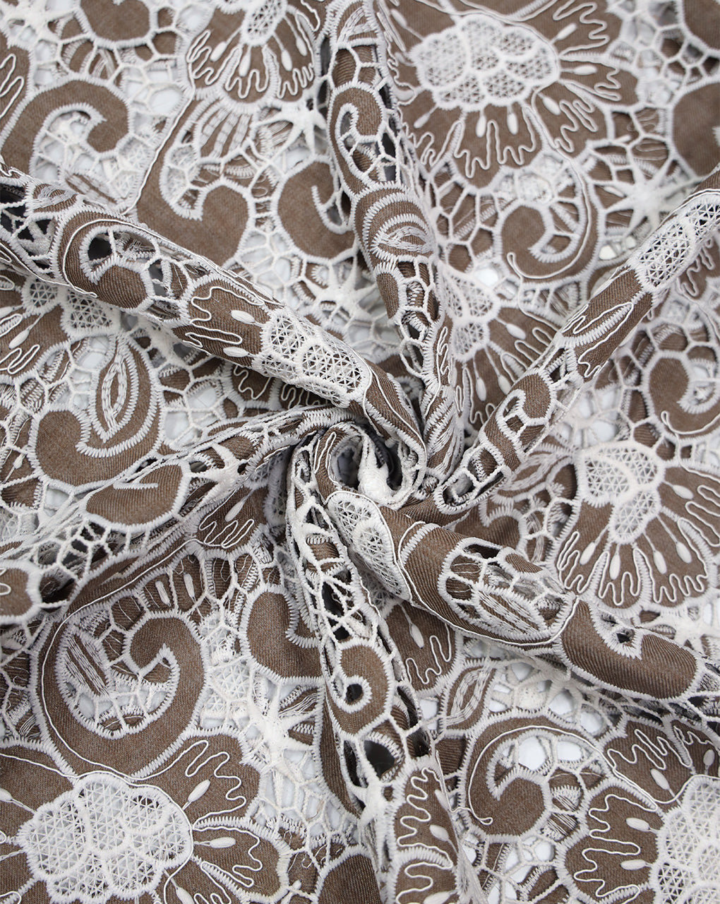 CUT WORK EMBROIDERY FABRIC