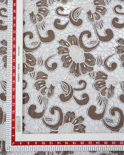 CUT WORK EMBROIDERY FABRIC