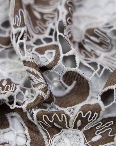 CUT WORK EMBROIDERY FABRIC