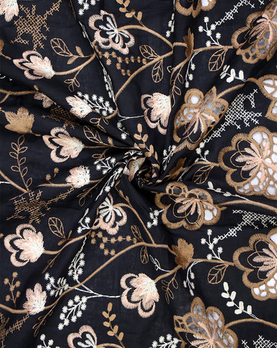 Cotton Schiffli Embroidery Fabric