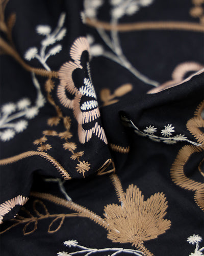 Cotton Schiffli Embroidery Fabric