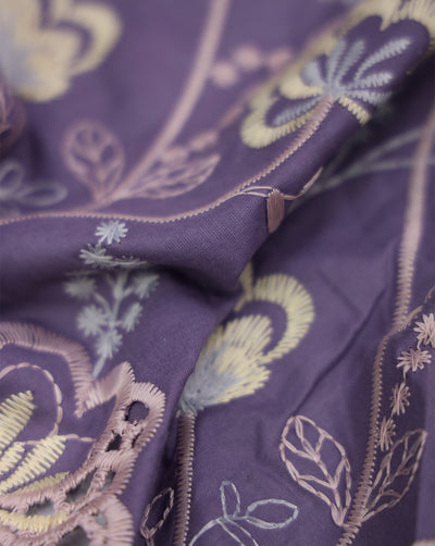 Cotton Schiffli Embroidery Fabric