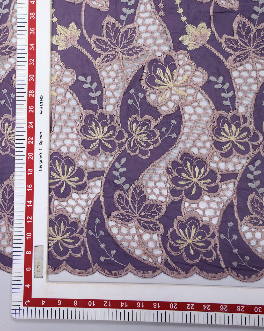 Cotton Schiffli Embroidery Fabric