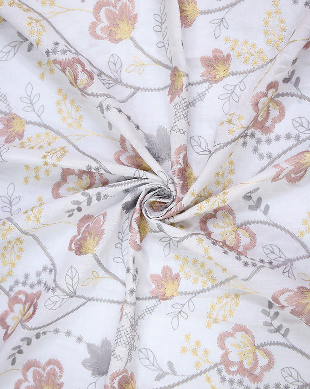 Cotton Schiffli Embroidery Fabric