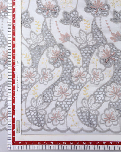 Cotton Schiffli Embroidery Fabric