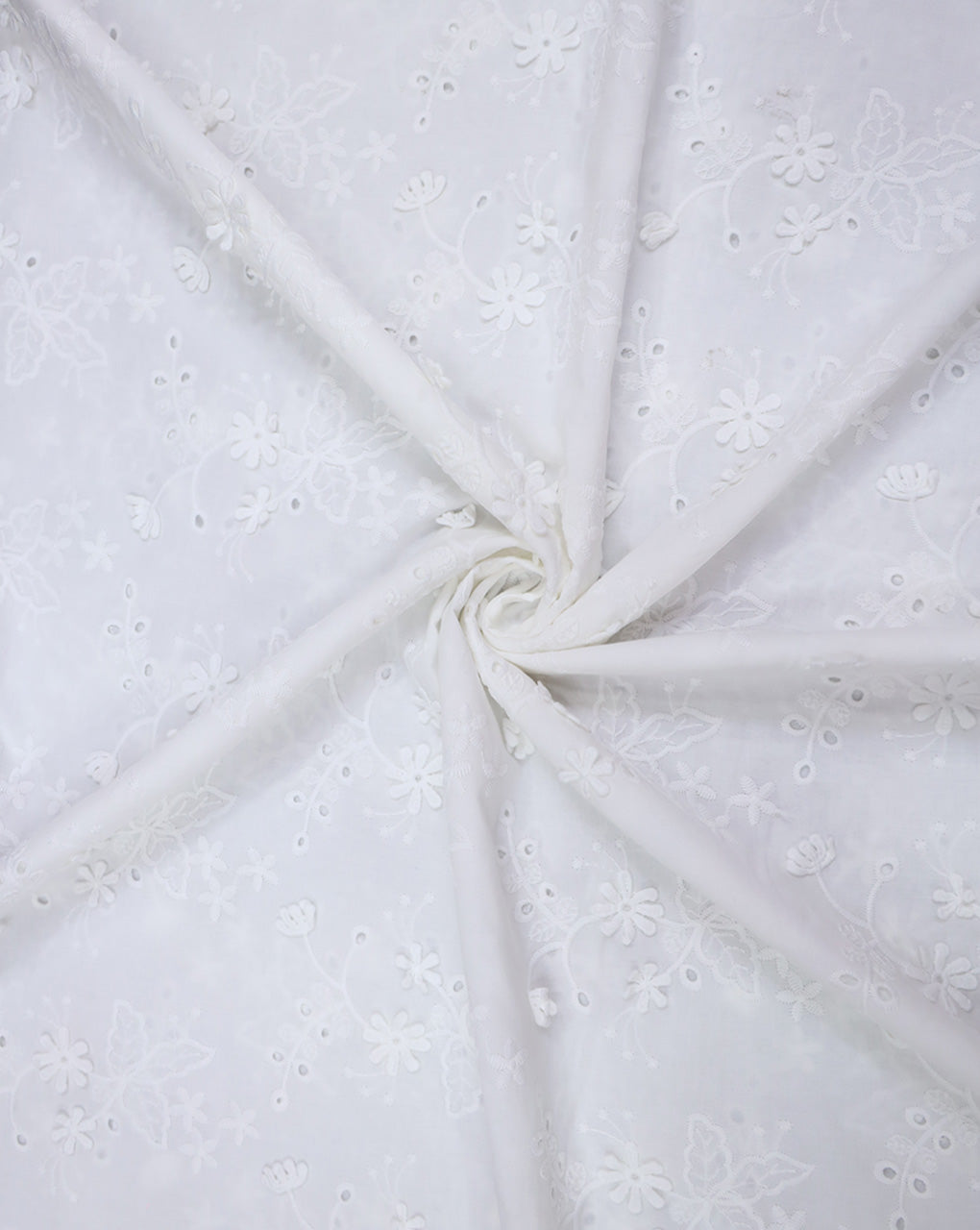 COTTON 3D SCHIFFLI EMBROIDERY FABRIC