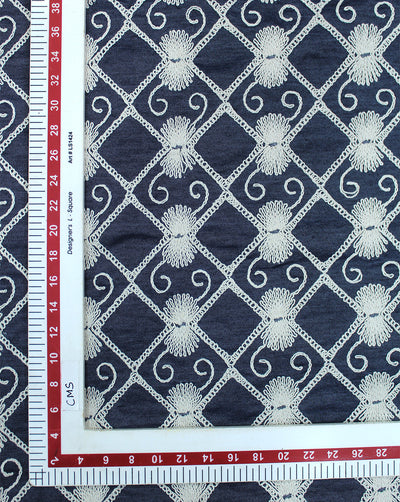 DENIM EMBROIDERY FABRIC