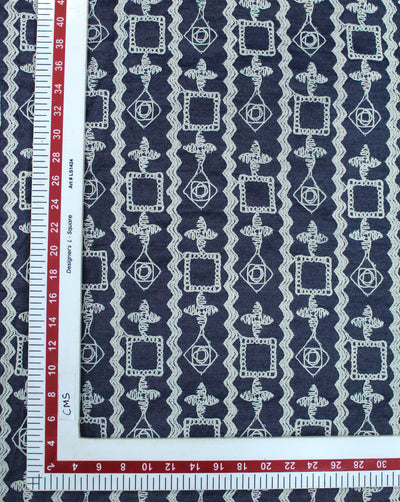 DENIM EMBROIDERY FABRIC