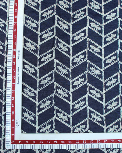 DENIM EMBROIDERY FABRIC