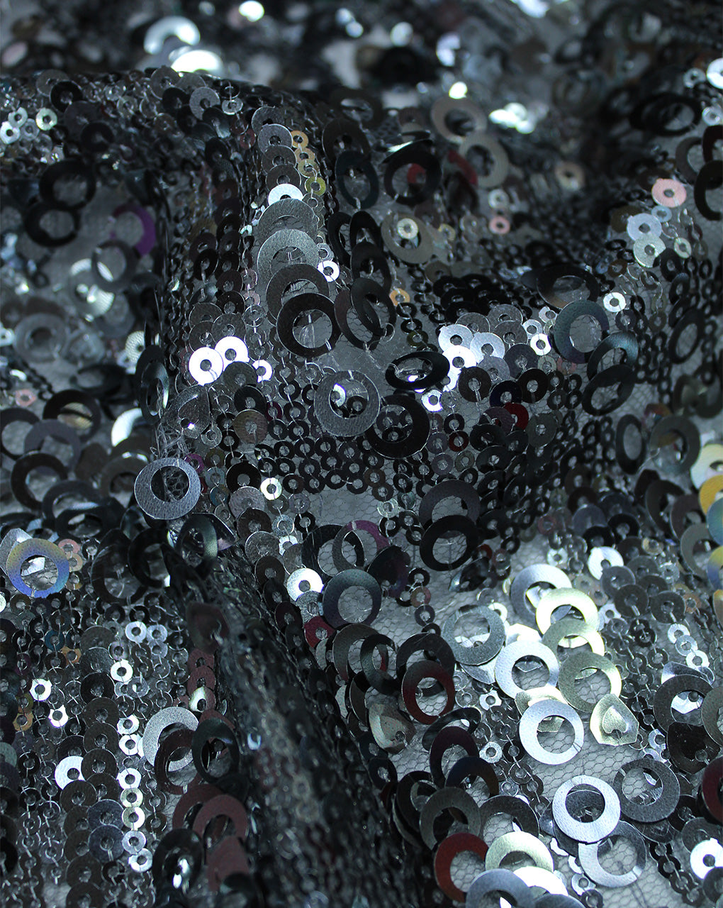 SEQUINS NET FABRIC