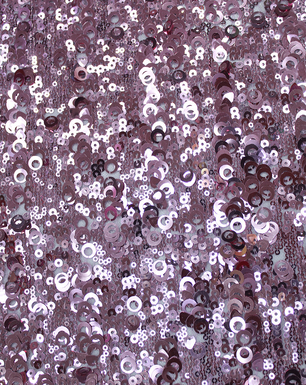LAVENDER SEQUINS NET FABRIC