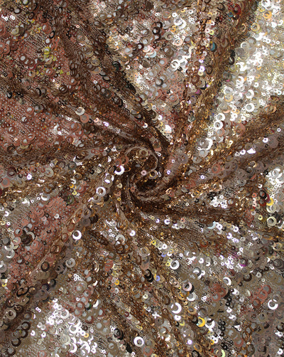 SEQUINS NET FABRIC
