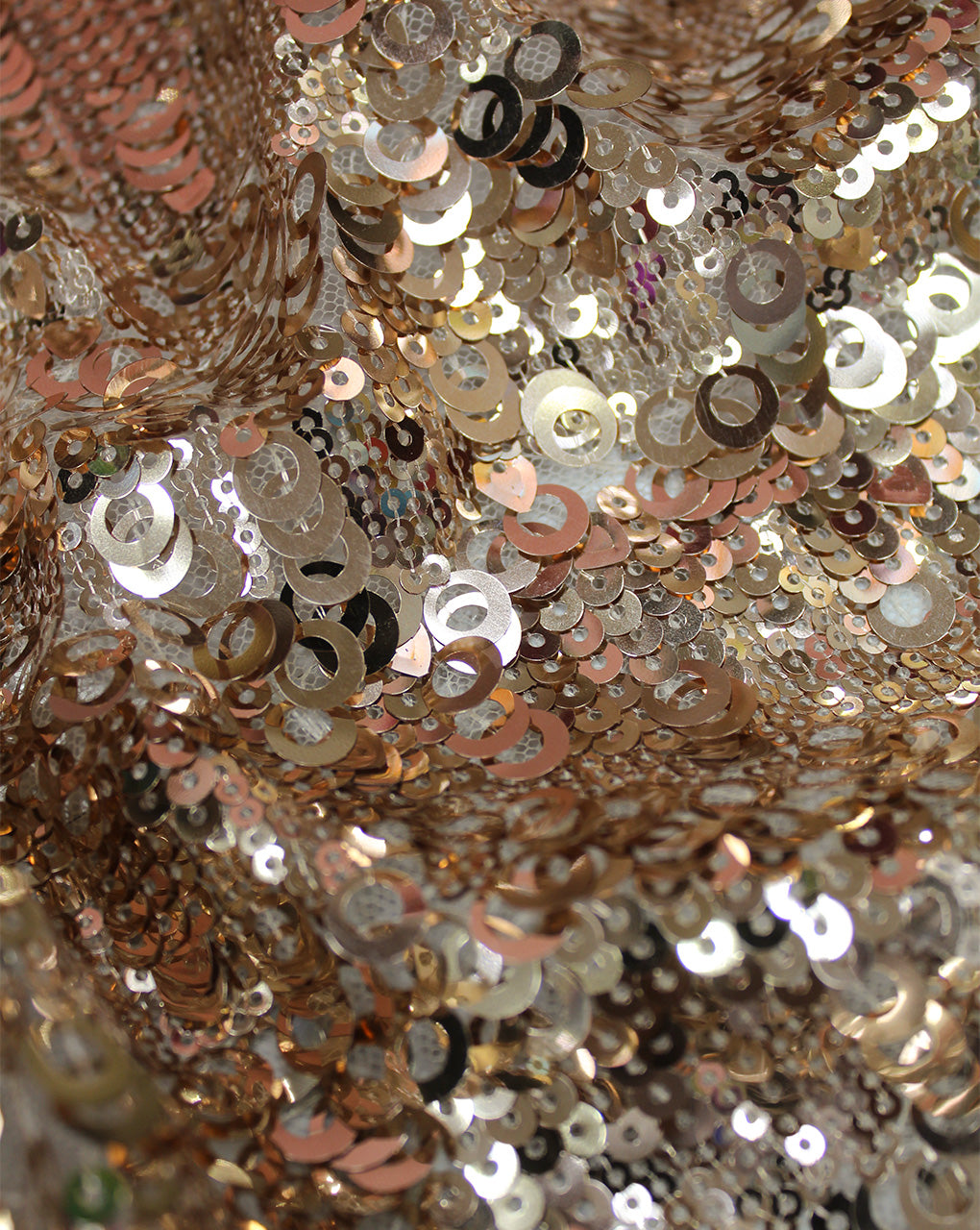 SEQUINS NET FABRIC