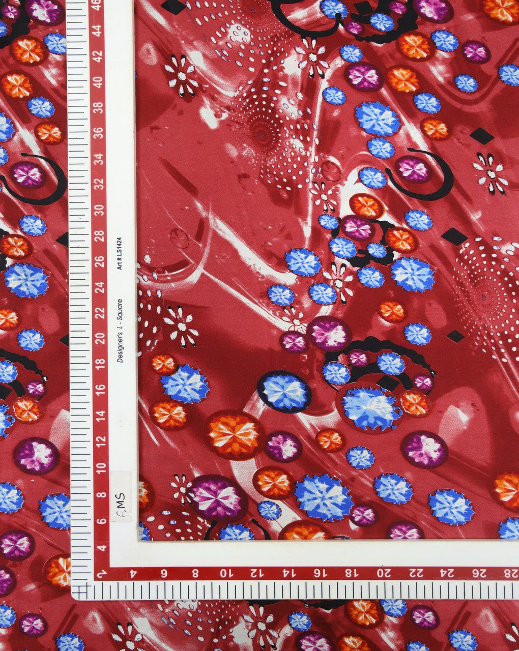 Printed Silk Satin Fabric