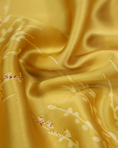 Printed Silk Satin Fabric