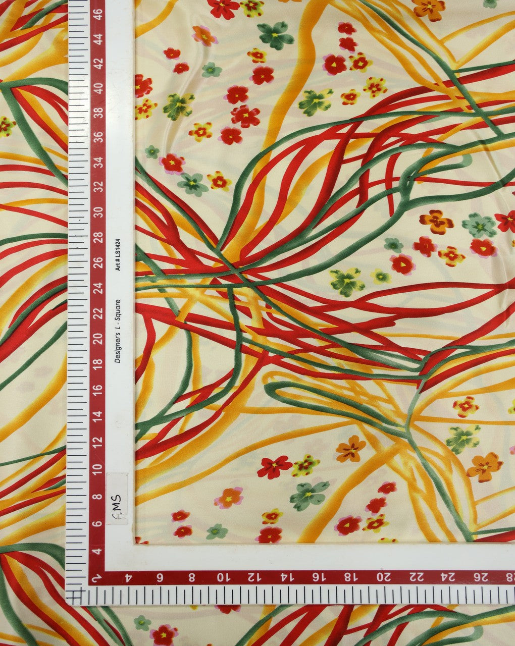 Printed Silk Satin Fabric