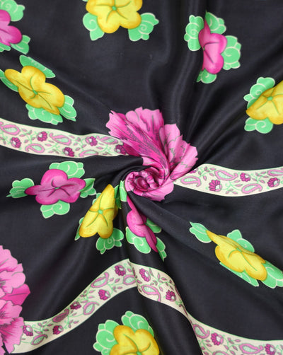 Printed Silk Satin Fabric