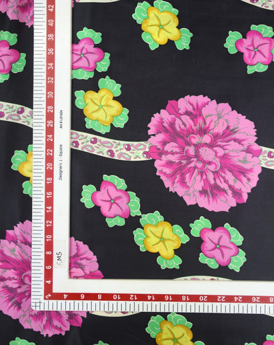Printed Silk Satin Fabric