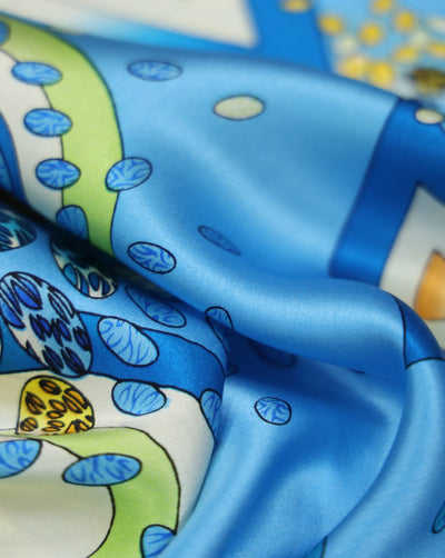 Printed Silk Satin Fabric