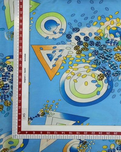 Printed Silk Satin Fabric