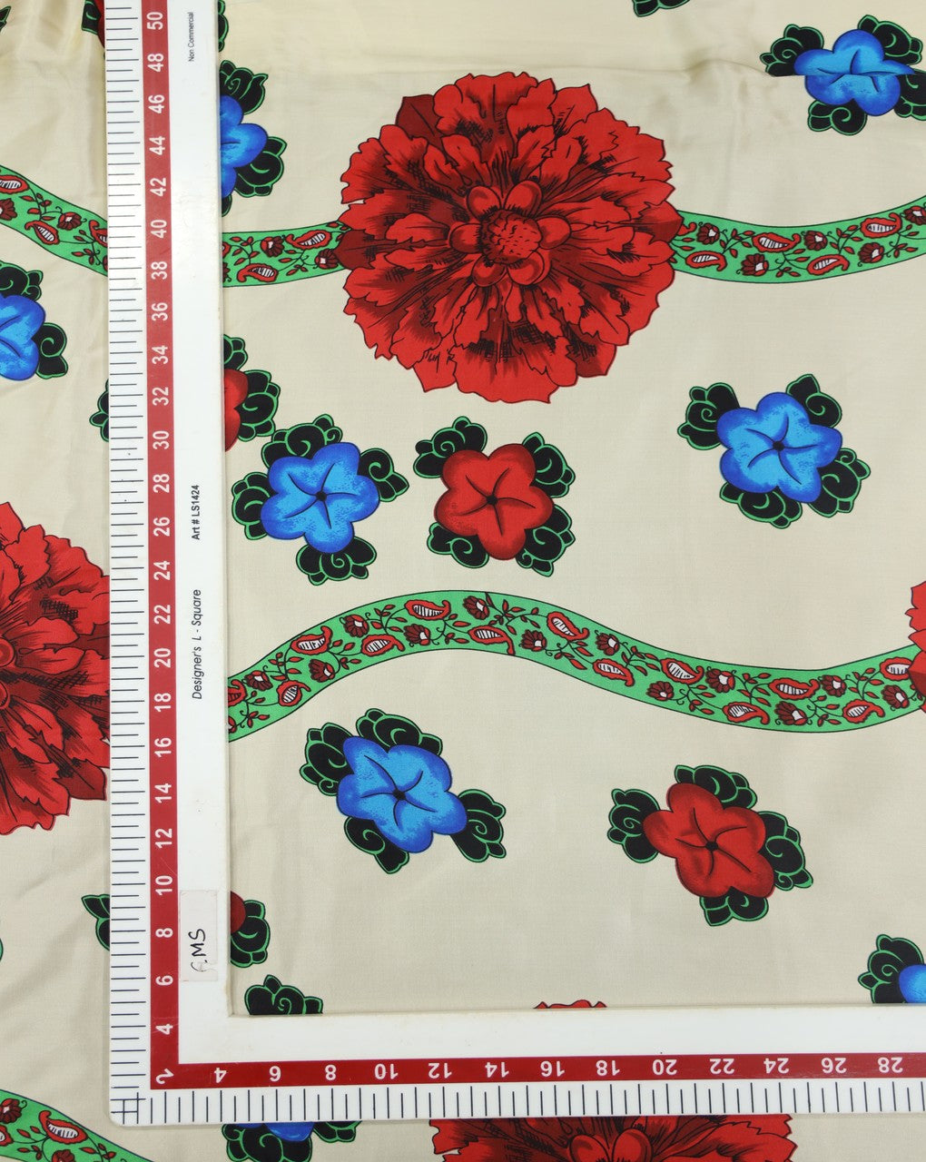 Printed Silk Satin Fabric
