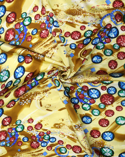 Printed Silk Satin Fabric