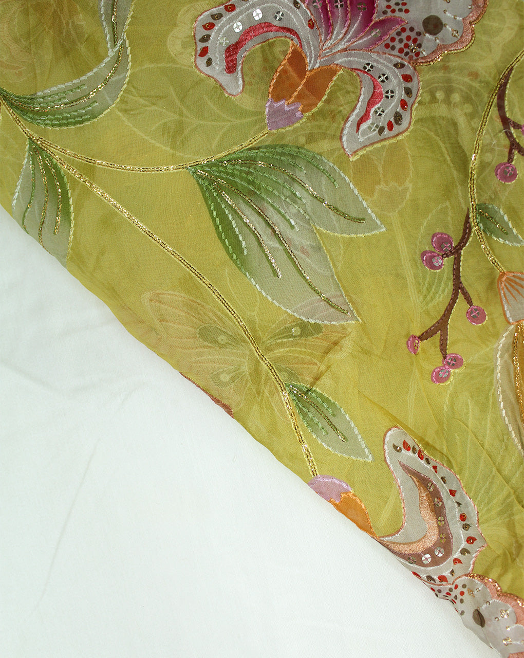 SEQUINS EMBROIDERY FABRIC