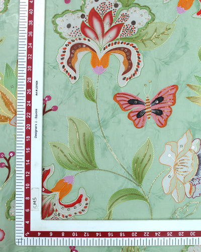 SEQUINS EMBROIDERY FABRIC