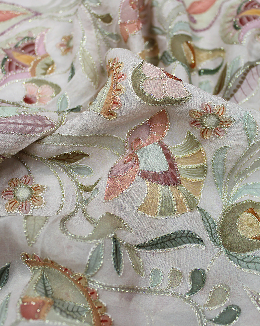 SEQUINS EMBROIDERY FABRIC