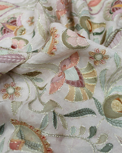 SEQUINS EMBROIDERY FABRIC