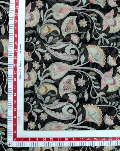 SEQUINS EMBROIDERY FABRIC