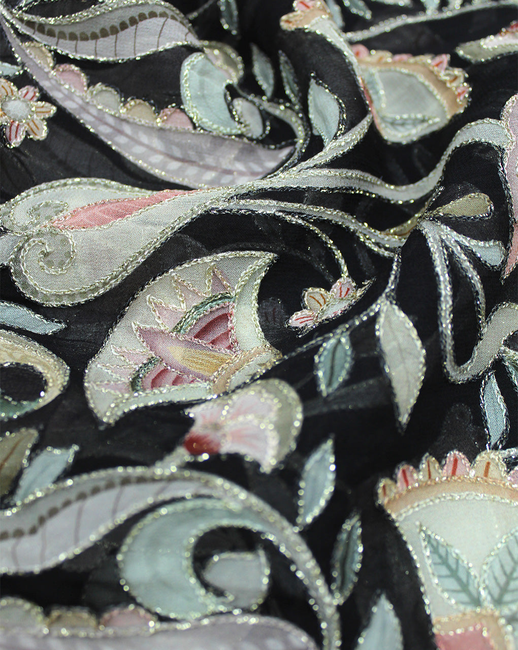 SEQUINS EMBROIDERY FABRIC
