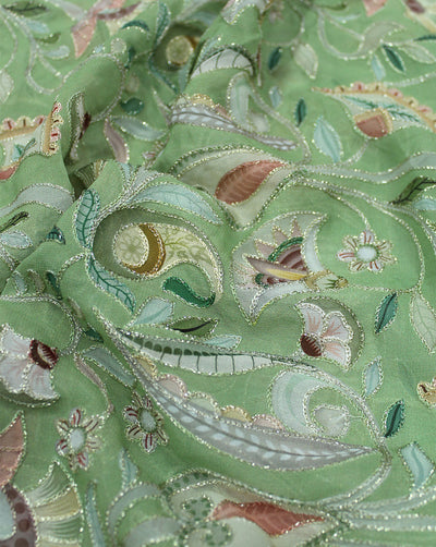 SEQUINS EMBROIDERY FABRIC