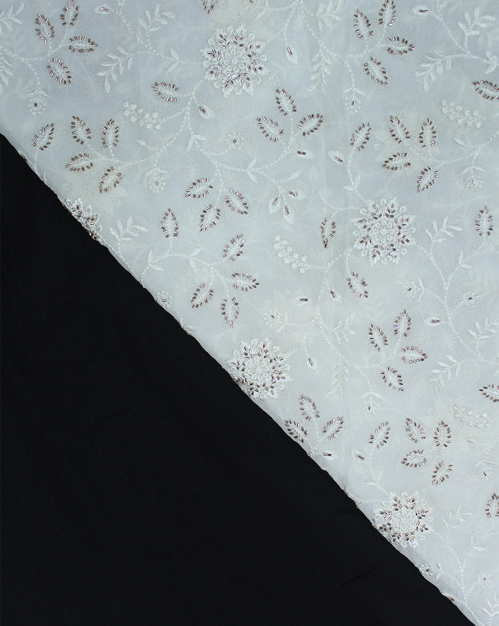 DYEABLE CUTDANA EMBROIDERY FABRIC