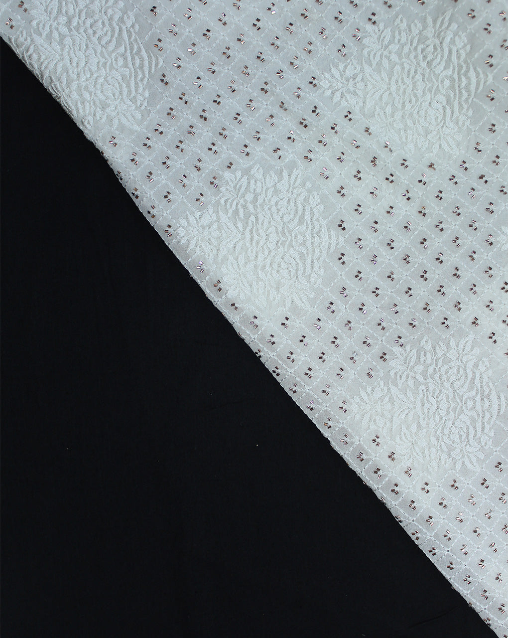 DYEABLE CUTDANA EMBROIDERY FABRIC