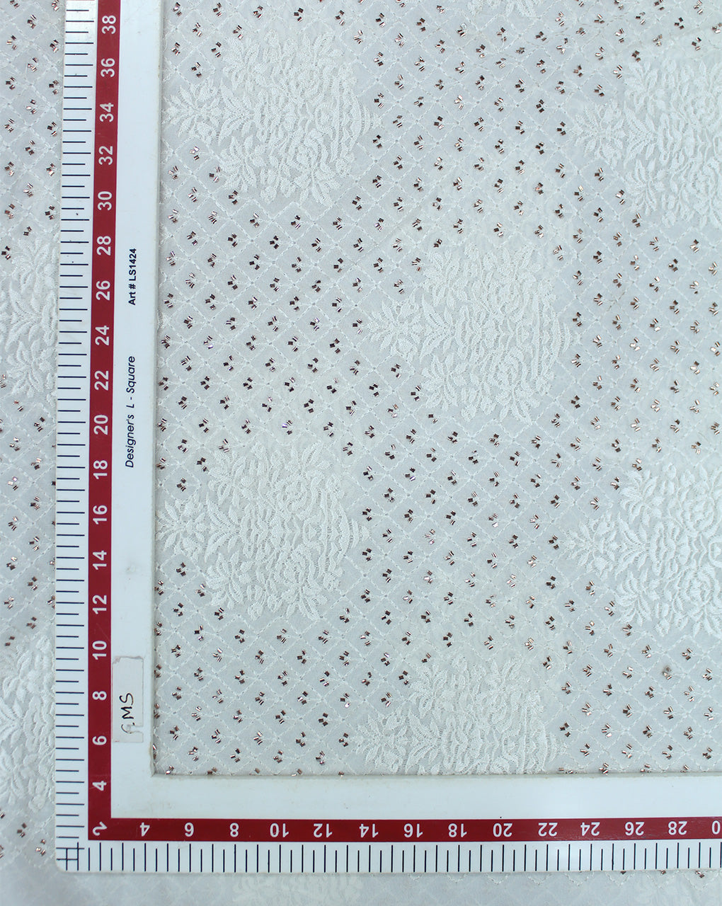 DYEABLE CUTDANA EMBROIDERY FABRIC