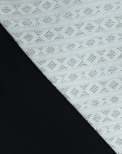 DYEABLE CUTDANA EMBROIDERY FABRIC