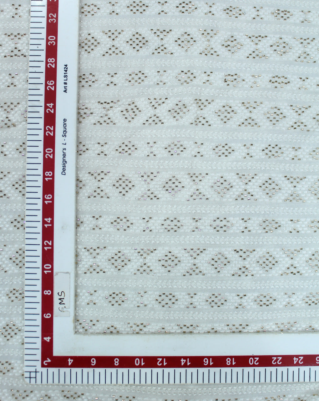 DYEABLE CUTDANA EMBROIDERY FABRIC