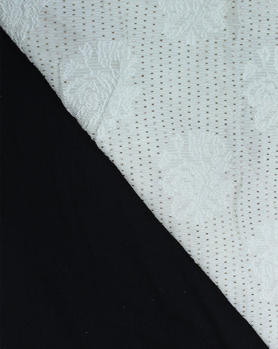 DYEABLE CUTDANA EMBROIDERY FABRIC